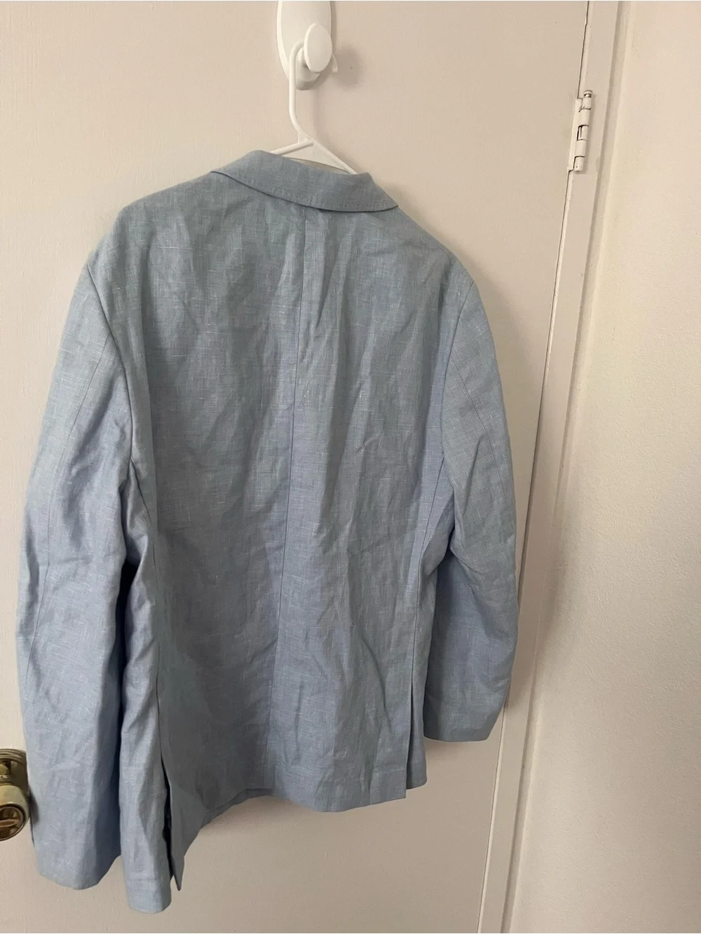 Vineyard Vines Mens Linen Cotton Unstructured Blazer Light Blue Size Large